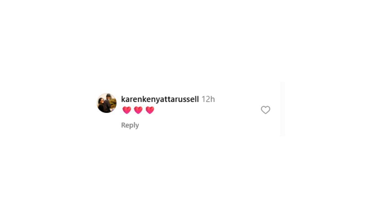 Karen Russell comments on Kamala Harris' post about former President Joe Biden